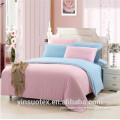 High quality queen king bedding sets solid color brushed fabric quilt set